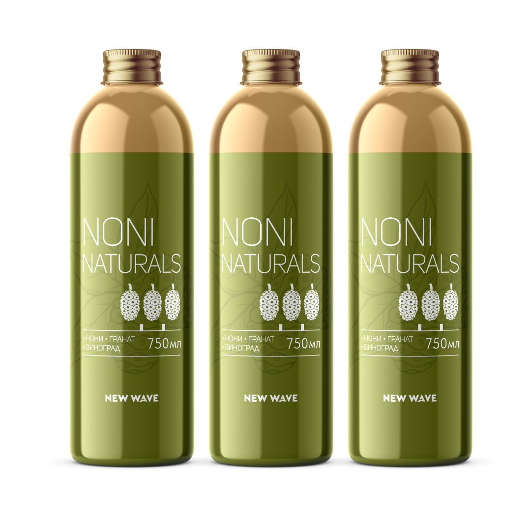 noni naturals 3 «Noni Naturals», конц. напиток, 3х750мл — изображение 1